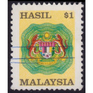MALAYSIA 1990 $1 Revenue USED @H061