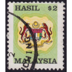 MALAYSIA 1990 $2 Revenue USED @H049